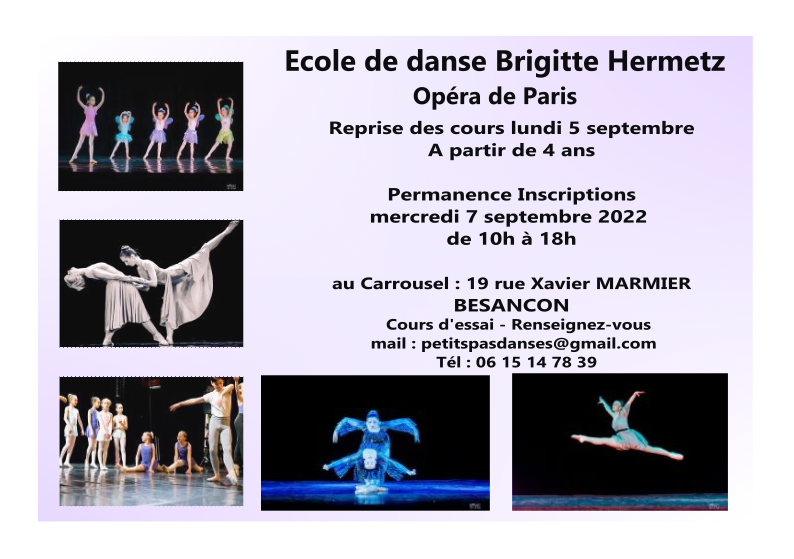 Actualité école de danse classique